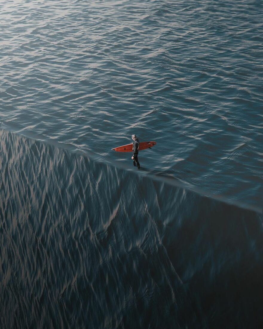 Digital Artist Creates Surreal Images Where We Can See The "Corner Of The Planet" (10 Pics)