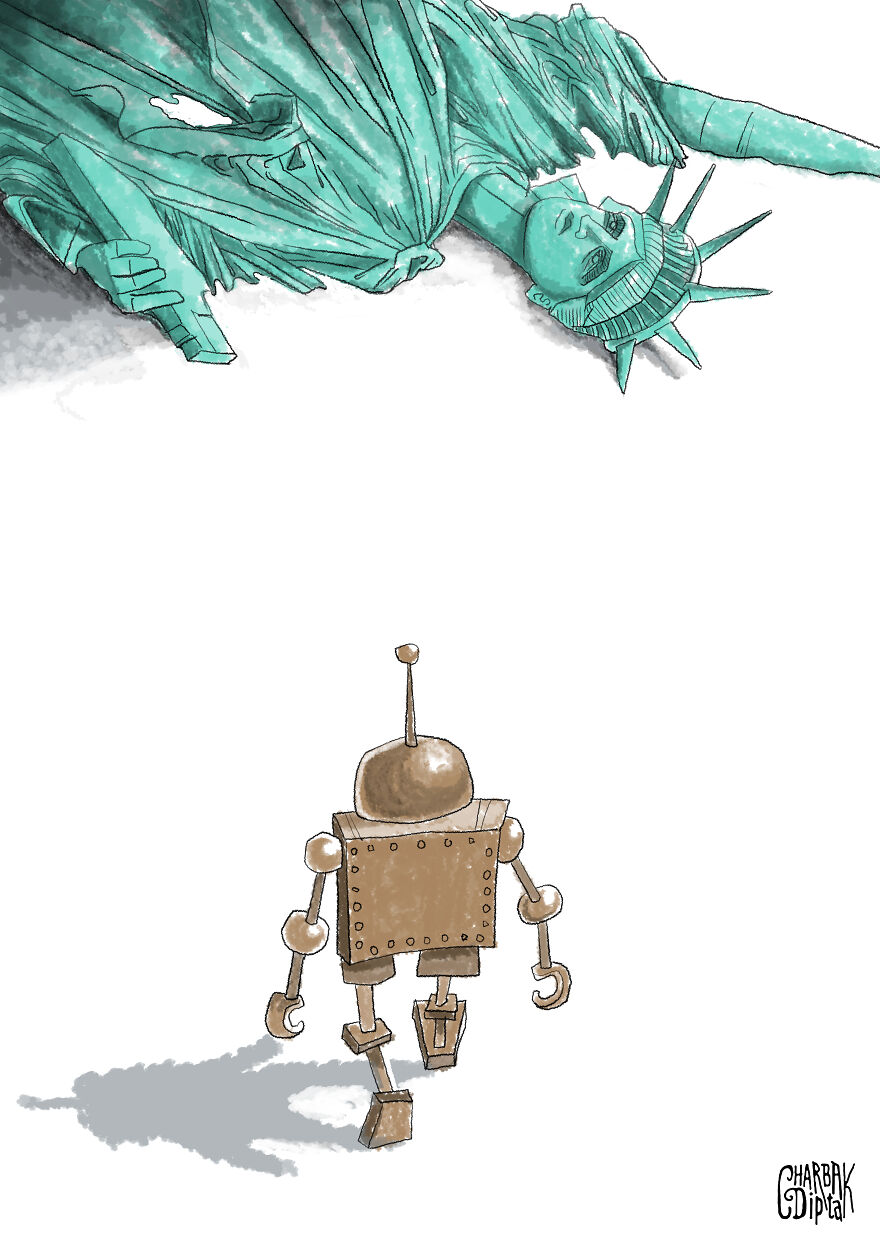 My Robot Illustration Series (10 Pics)