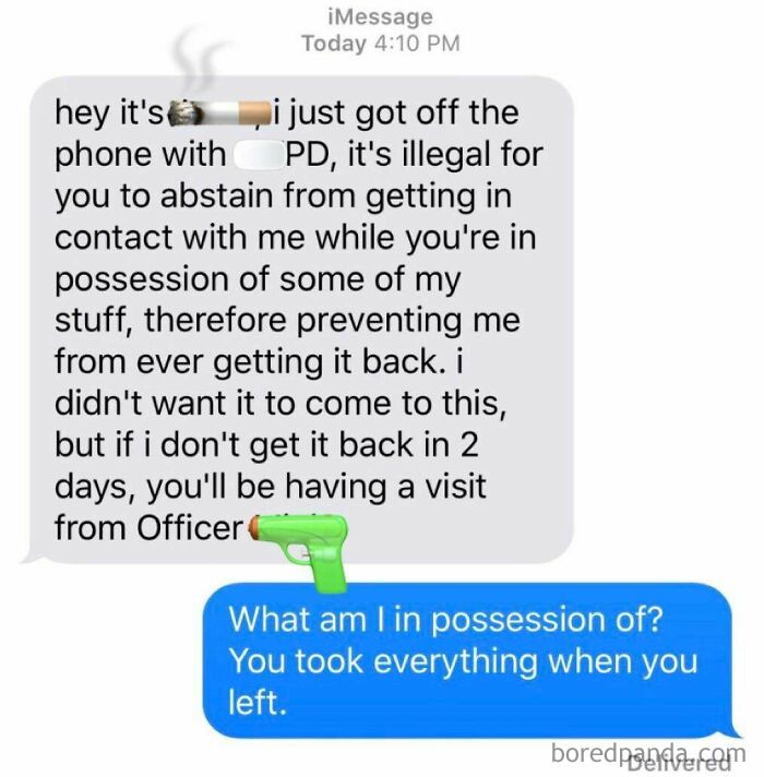 She Broke Up With Me, Blocked Her On All Social Media’s And Has The Nerve To Send Me This. I Have Nothing That She Owns