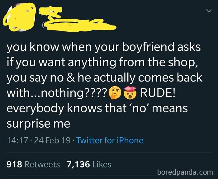 Another "I Don't Want Anything" One!