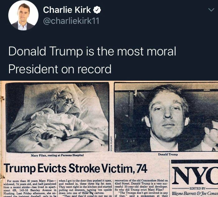 Most Leeches Are Morally Bankrupt But Trump Really Takes The Cake