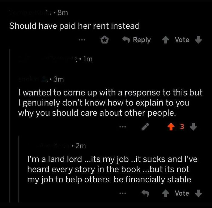 On The Post Regarding A Mother With Two Infants Getting Evicted