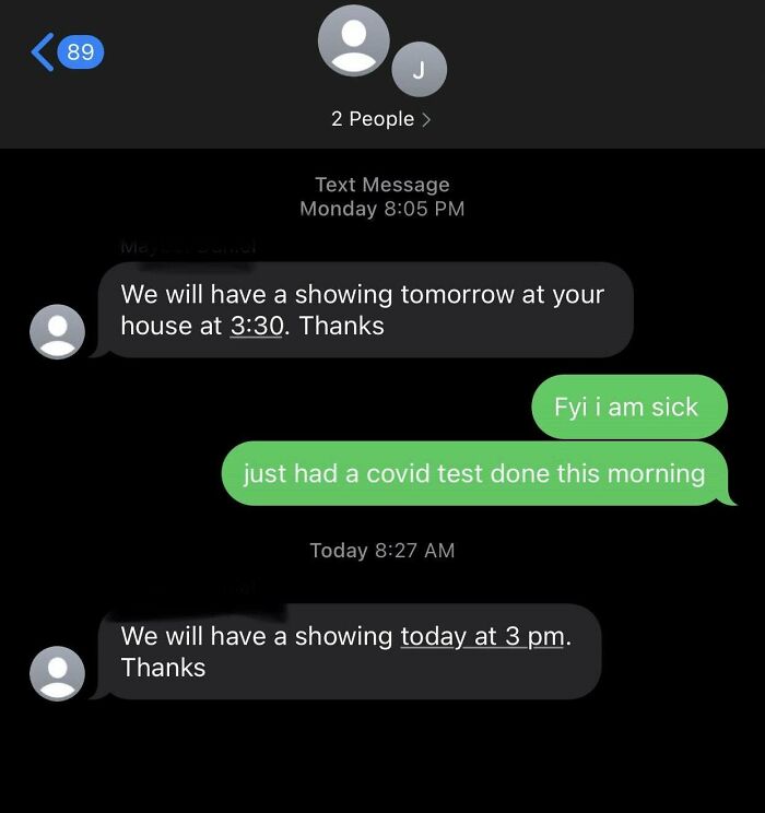 Landlords Response To Coronavirus. Had A Fever, Sore Throat, Cough, All The Symptoms And He Simply Disregards