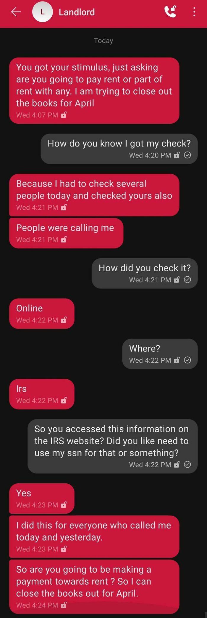 Landlord Commits A Federal Crime To Try And Get Rent