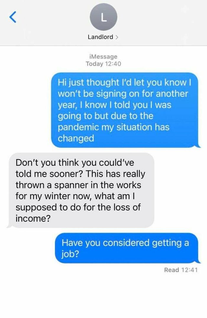 Won’t Anybody Think Of The Poor, Unfortunate L A N D L O R D S ?!