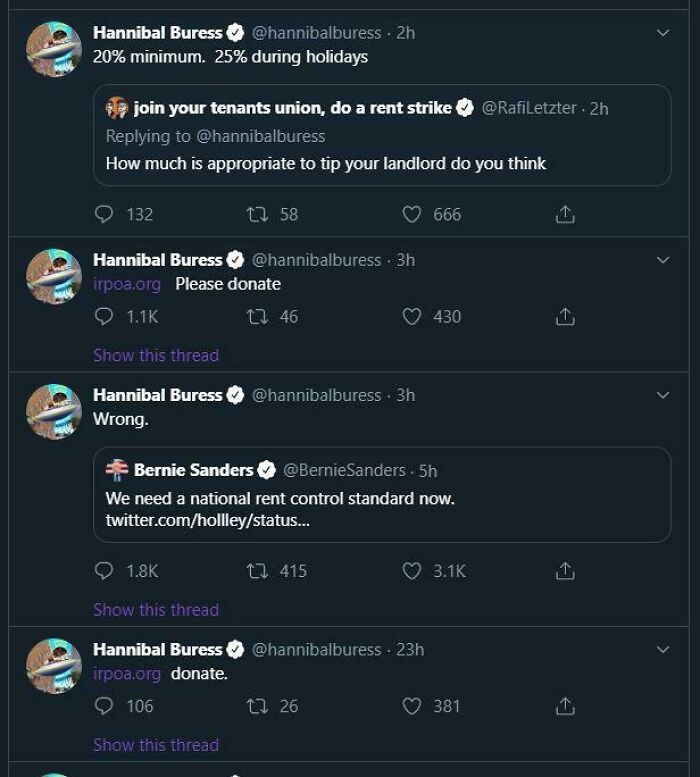 Hannibal Fighting Rent-Control And Telling People To Donate To A Landlord's Association