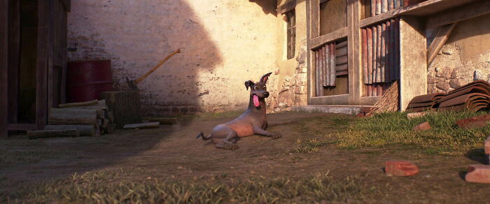 In Coco (2017), You Can See An Axe And A Red Drum Behind Dante. These Are Both References To The Shining; The Axe Is Self-Explanatory, While The Red Drum= Redrum. Confirmed By The Director, Sources In Comments