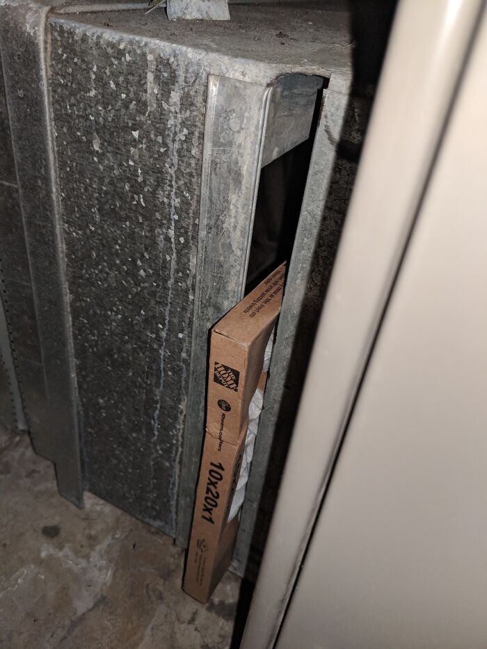 Landlord Replaced The Air Filter Today
