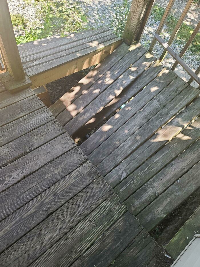 The Porch My Landlord Put Off Fixing For Two Months