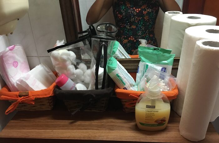 The Most Well Stocked Women's Toilet In A Restaurant I've Ever Come Across