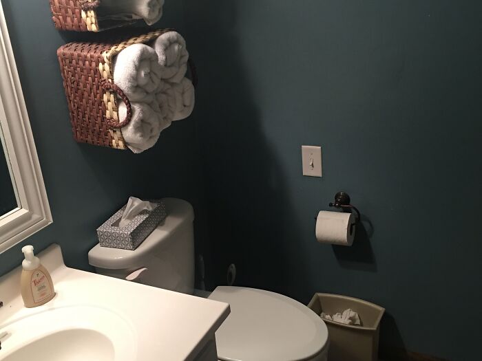 The Fan Switch In My Bathroom Is Next To The Toilet