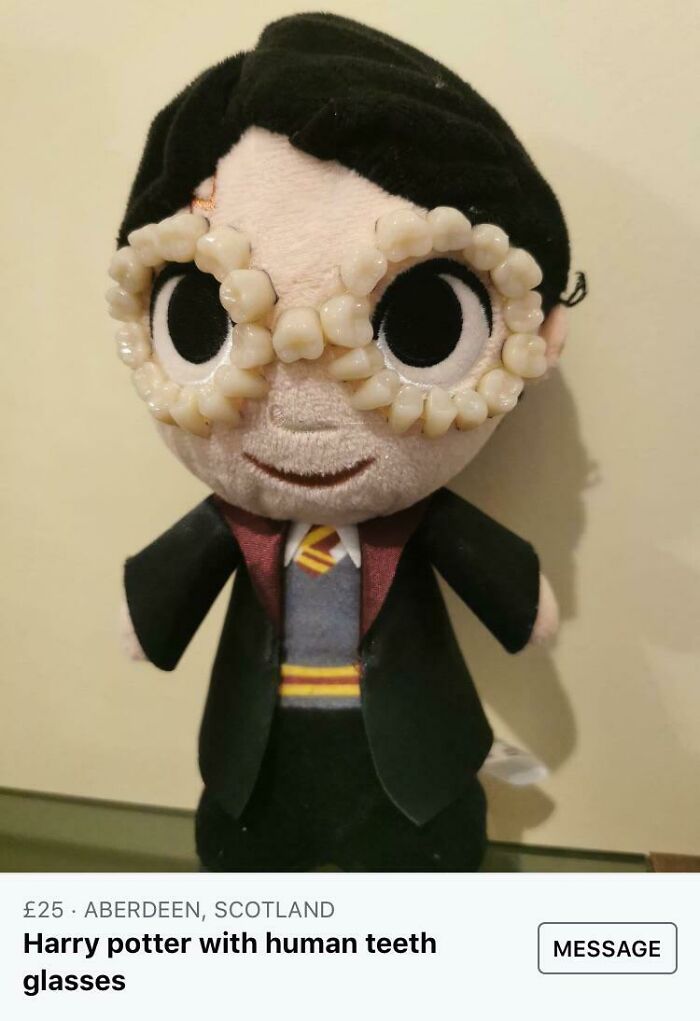 Harry Potter, But With Human Teeth Instead Of Glasses