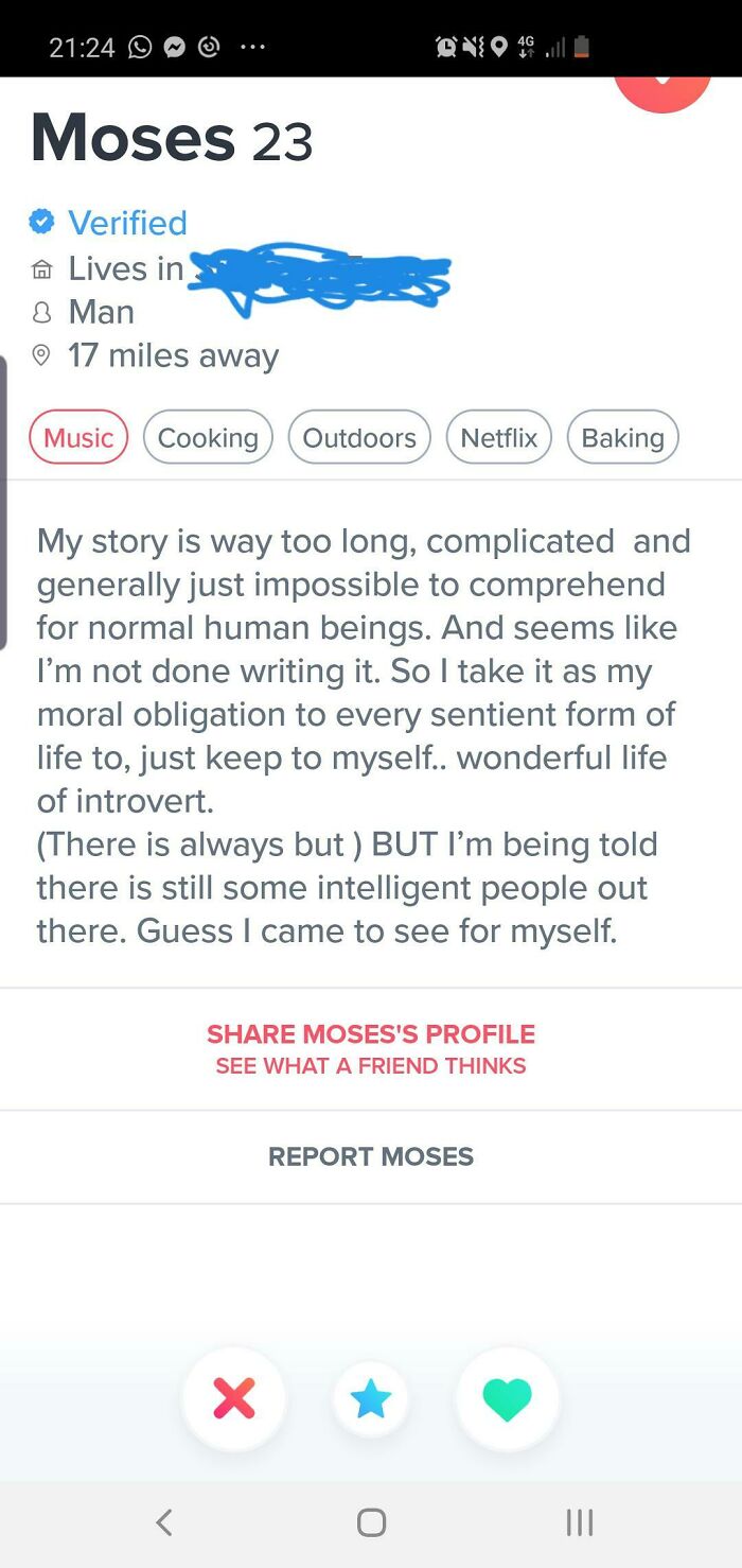 Too Big Brain For Tinder