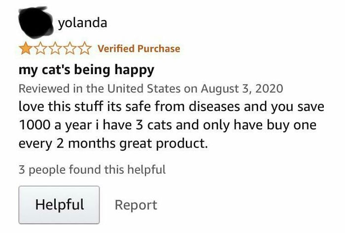 “Love This Stuff” 1 Star