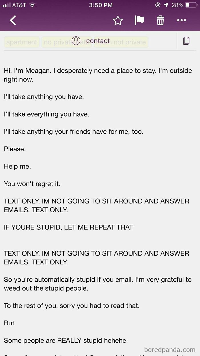 Posted Byu/Moonchild2998 2 Years Ago Craig’s List Always Has The Choosiest Of The Beggars