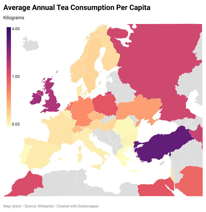 Annual Tea Consumption