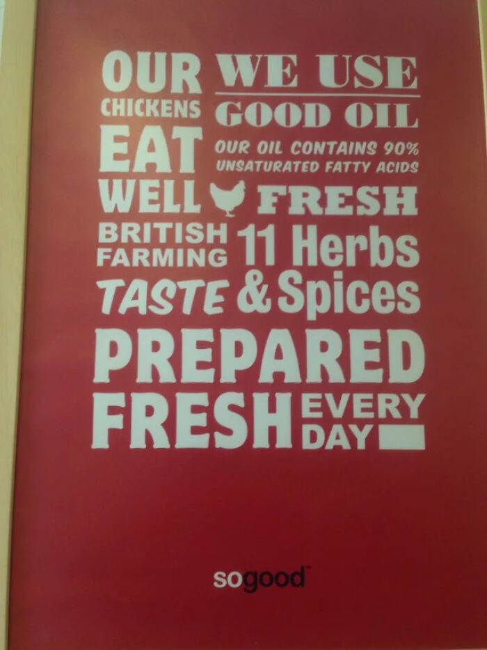 Our We Use Chickens Good Oil Eat