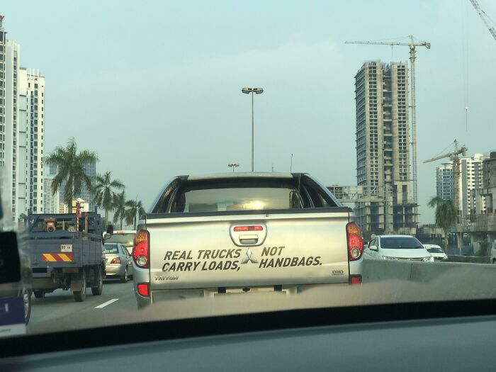 Real Trucks Not Carry Loads, Handbags