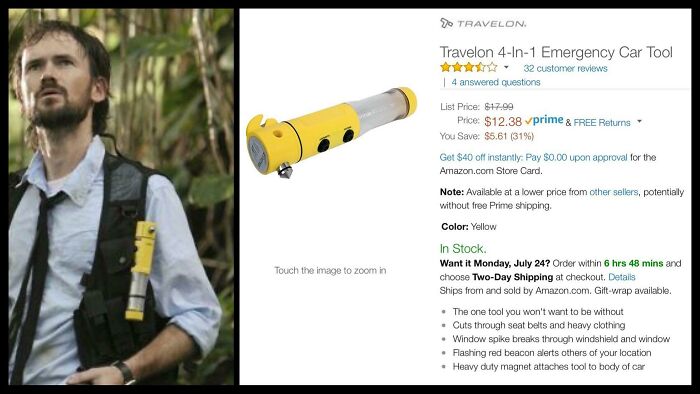 The “Gps Transponders” Carried By Faraday And His Science Team On Lost Are Multi-Function Emergency Car Tools