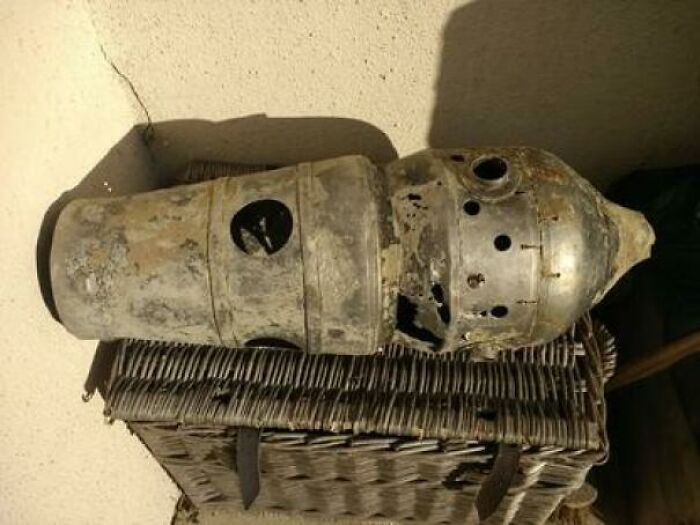 Ig-88's Head In Star Wars Episode V Is A Repurposed Combustion Chamber From A Rolls Royce Derwent Jet Engine, Like This One Found By Me On My Local Beach