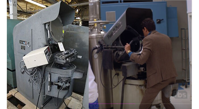 On Miracle Workers The Penis "Pump O-Tron" Is An Optical Comparator