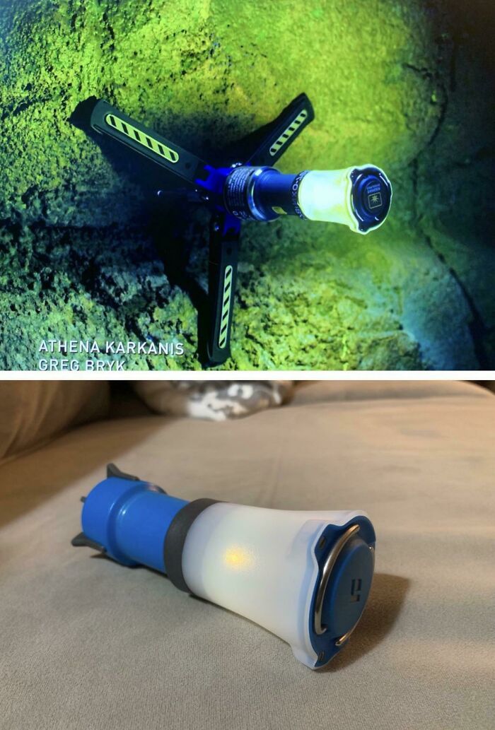 A Mining Charge In The Expanse Is Just A Small Camping Lantern On A Tripod