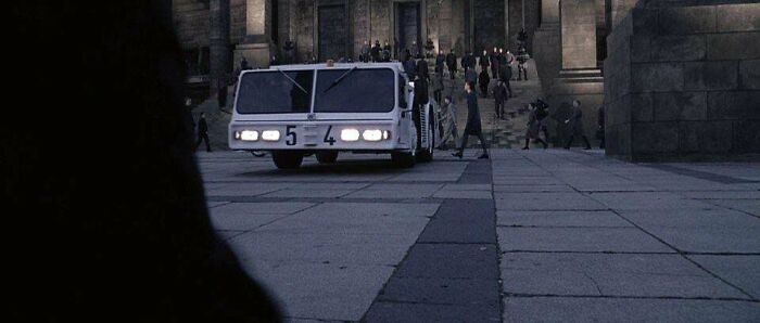 Equilibrium (2002) Uses A Fresia Sp 200 Aircraft Tug As A Police Car