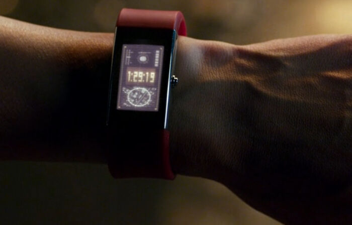 Found This Beaut On Resident Evil: Retribution. Back When Fitbits Were Sci-Fi Af