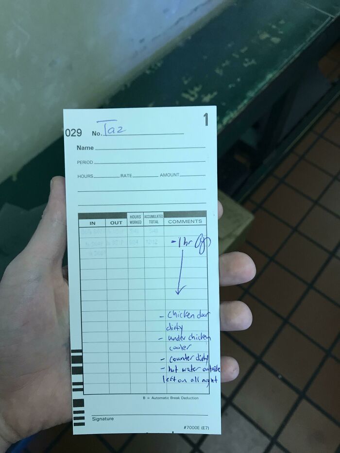 More Of My Boss Taking Hours Off Paychecks