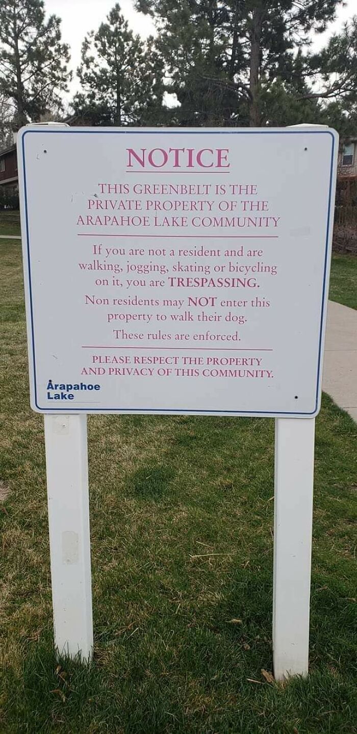 "We Named Our Community After A Native Tribe That Was Forced Off Their Lands And Sent To Live In Oklahoma, Please Respect Our Property And Our Occupation Of This Land"