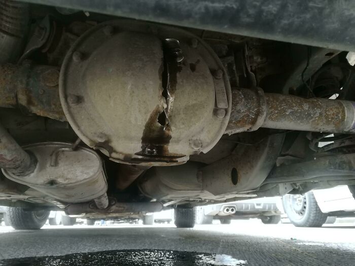 A Apprentice Diesel Technician In My Class Tried To Do An Burnout In Reverse In His Mustang