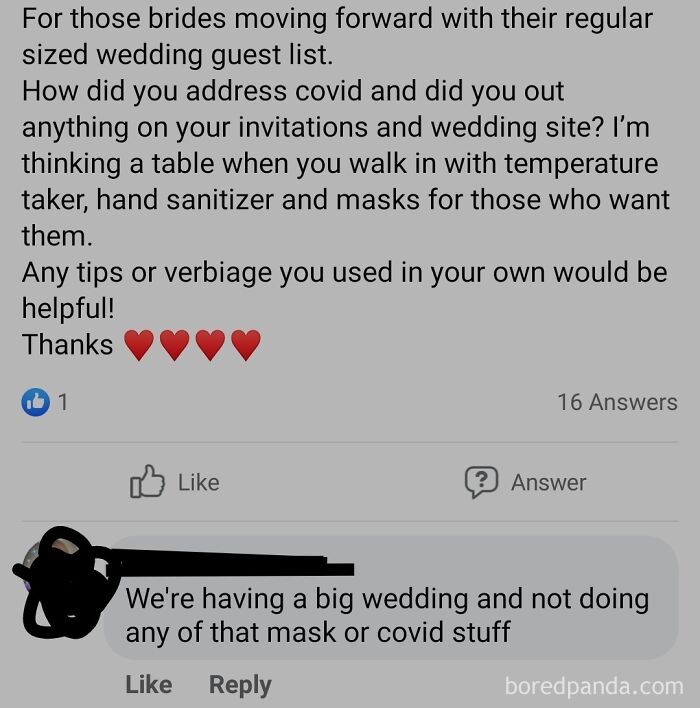 "We're Not Doing Any Of That Mask Or Covid Stuff". People Like Her Are Why Facebook Needs An Eye Roll Reaction