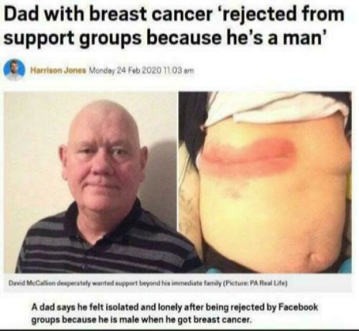 Cancer Isn't Gendered, Support Shouldn't Be Either