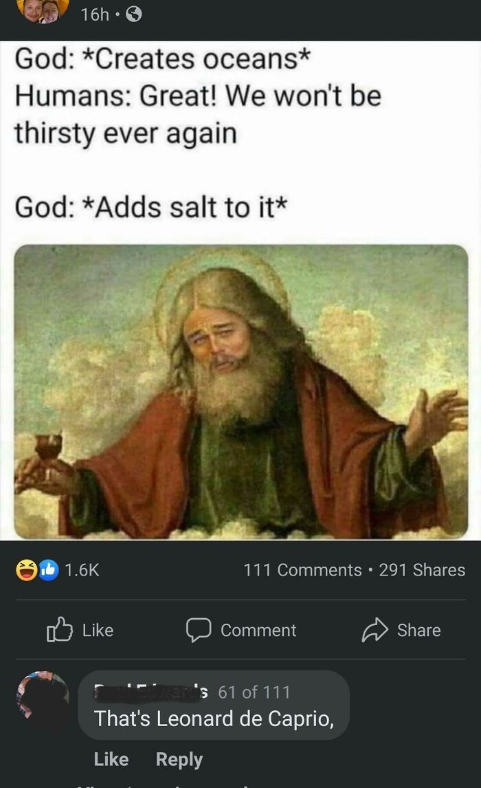 That's Leonardo Dicaprio