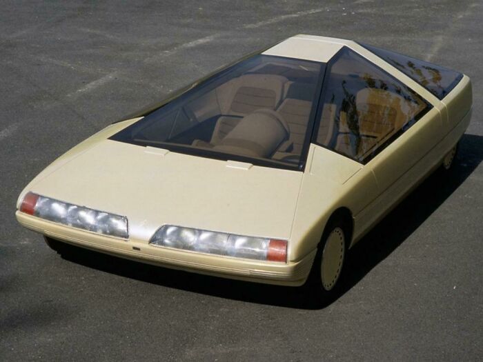 Very Futuristic 1980 Citroën Karin Concept Car - Link To More Pics And Details In Comments