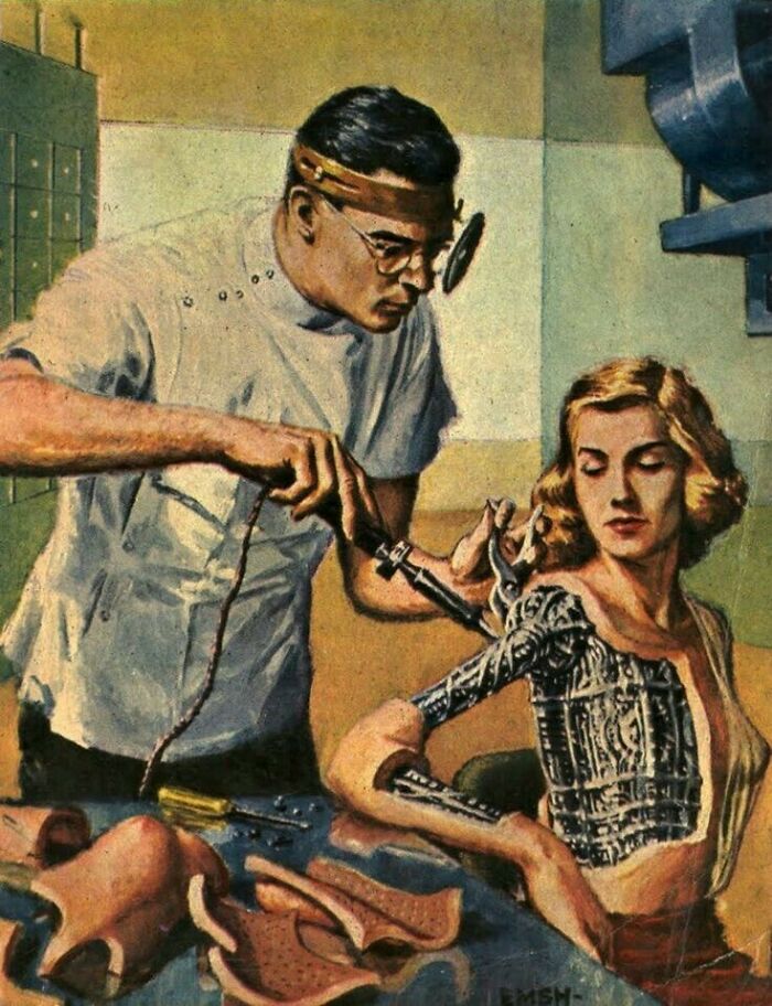 Ed Emshwiller - A Female Android (1954)