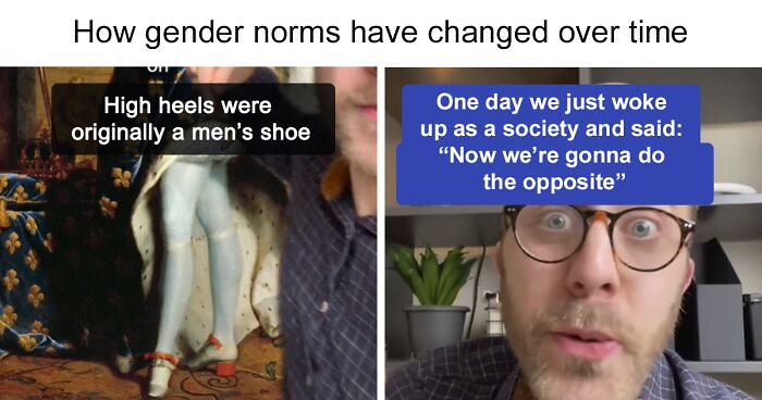Guy Shares History Facts To Show How Fast And How Much Gender Norms Develop Because They’re Totally Made Up