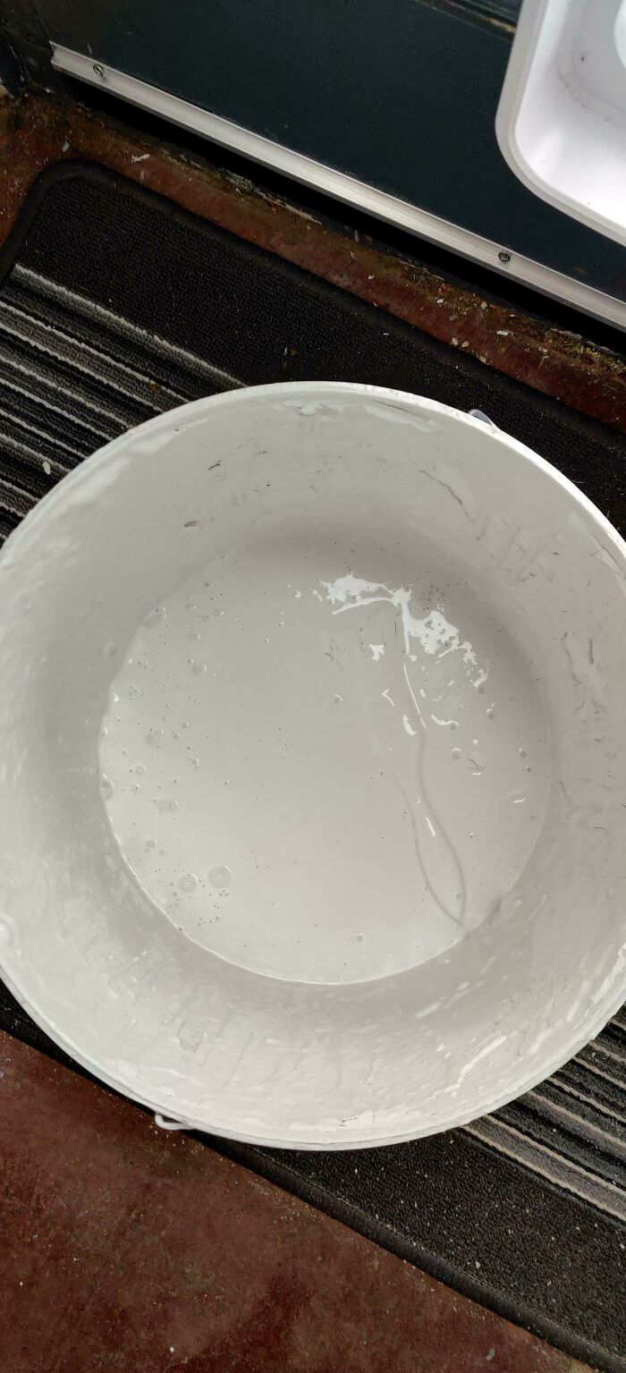 Store A Paint Brush With Your Paint To Keep It From Drying Out And Have One Handy