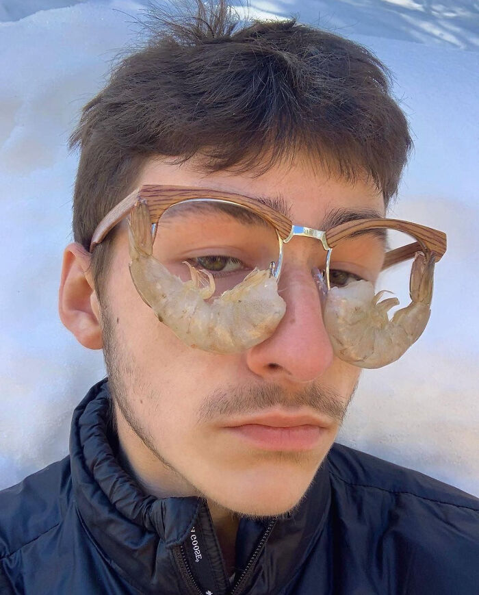 That Look When You Forget To Devein Your Glasses