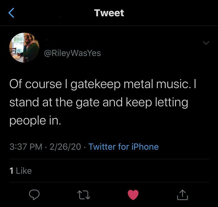 One Of My Favorite Tweeters With His Gates Wide Open!