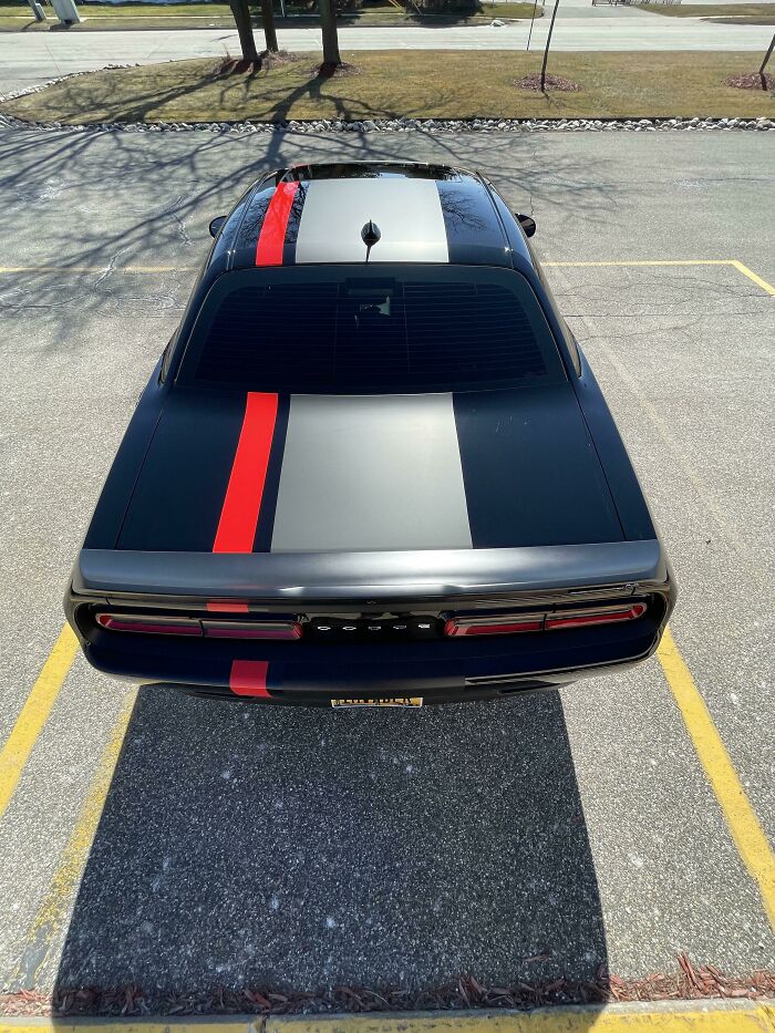 The Angle At Which My Dad Took A Picture Of His Car Made It Look Like It Was From A Video Game