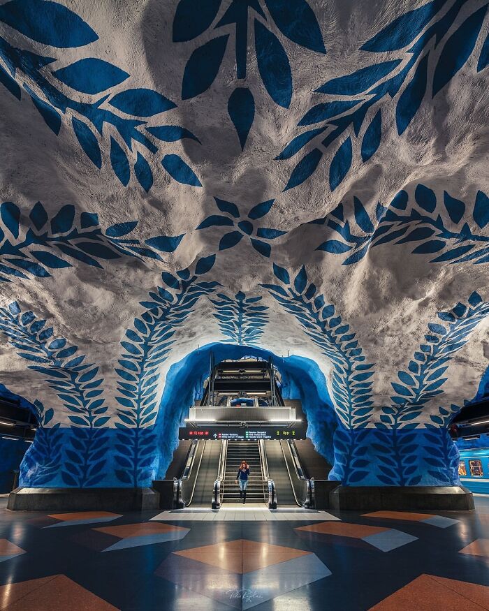 Some More Of Metro Station In Stockholm Sweden