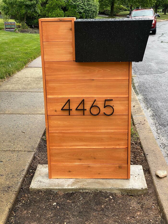 I Made A Mid Century Modern Mailbox Thing