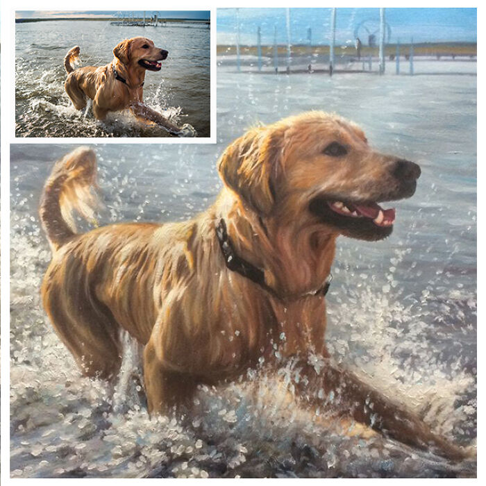 One Of My Commissioned Oil Painting! Would Love To Hear Your Thoughts/Feedback