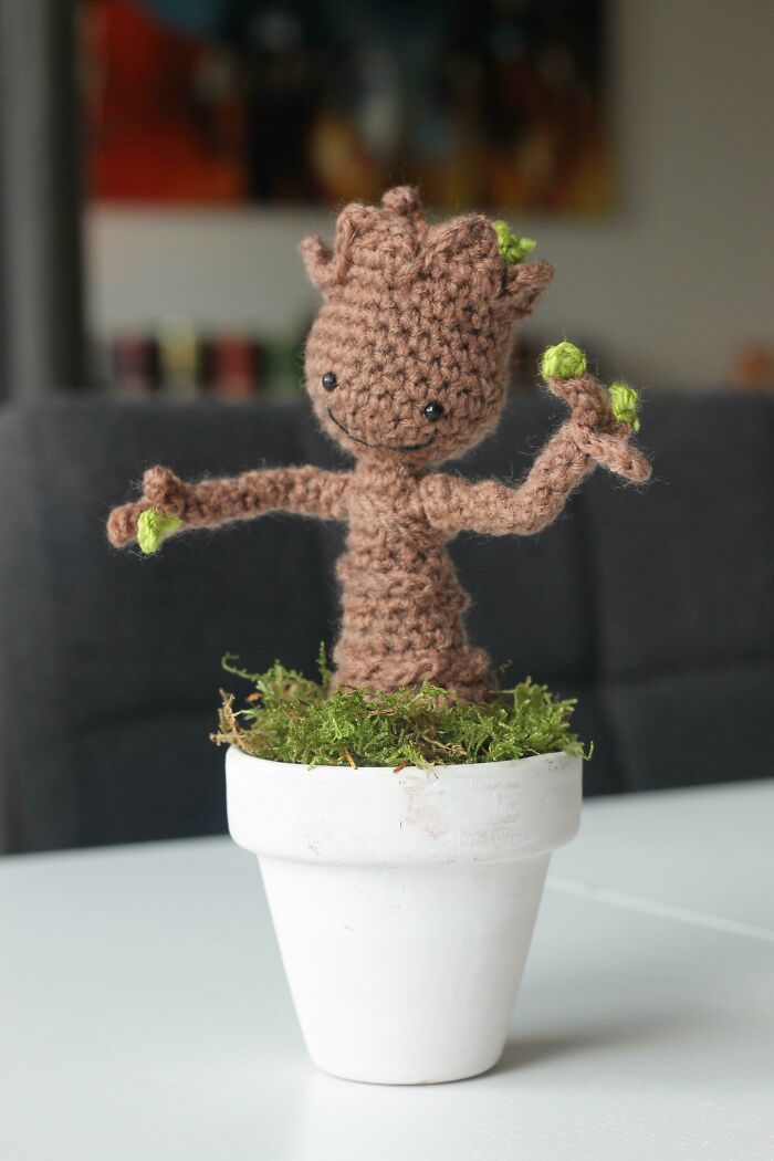 I Crocheted My Own Baby Groot