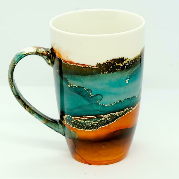 Loving The Contrast On This Mug I Painted