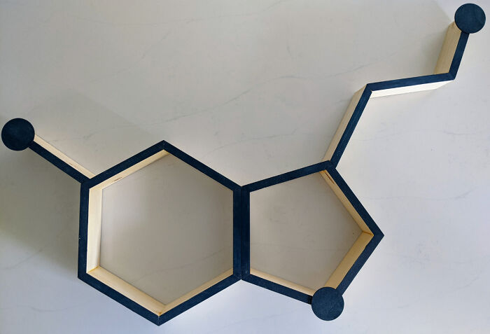 I Made A Serotonin Molecule Shelf.