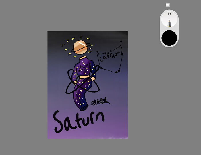 It Not Really Cute I Just Like Drawing Planets And This Was My First One So It’s Not That Good