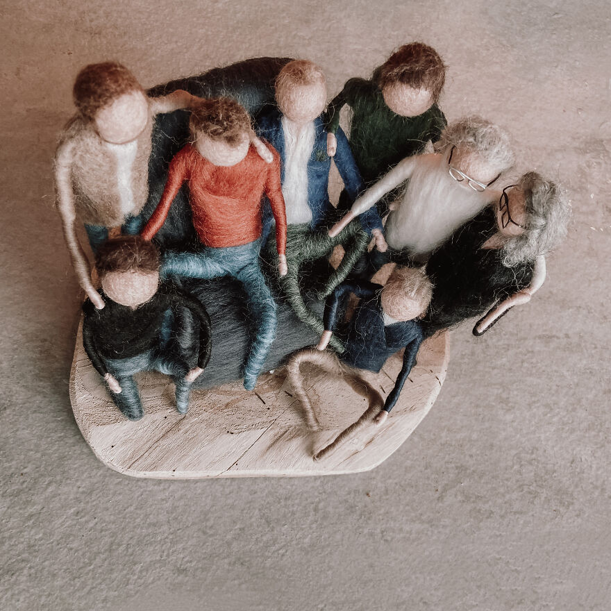 I Create Wool People For A Living