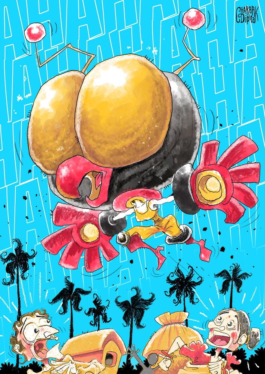 My Robot Illustration Series (10 Pics)